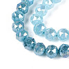 Anti-Tarnish Electroplate Glass Beads Strands LS-GLAA-N064-8mm-11-4