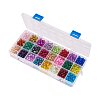 Spray Painted Crackle Glass Beads CCG-PH0002-01-6mm-6