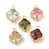 Glass Pendants KK-P258-01G-1