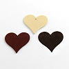 Dyed Heart Wood Pendants X-WOOD-R240-42-1