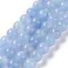 Dyed Natural Malaysia Jade Beads Strands G-G021-02B-07-2