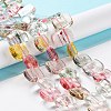 Transparent Glass Imitation Gemstone Beads Strands GLAA-G105-01D-2