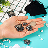  6Pcs 3 Styles Non-magnetic Hematite Pendants G-TA0001-43-6