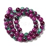 Natural Dyed White Jade Beads Strands G-M402-C03-19-4