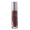 Natural Red Jasper Chip Bead Roller Ball Bottles AJEW-H101-01E-1