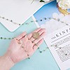 Natural Green Aventurine Chips Beaded Chains CHC-SZ0001-62I-3