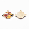 Alloy Enamel Pendants X-PALLOY-T078-08-2