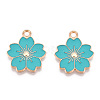 Alloy Enamel Pendants X-ENAM-S121-115G-3