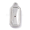 Brass Micro Pave Cubic Zirconia Charms ZIRC-I054-12P-06-3