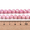 Electroplate Glass Beads Strands X-GLAA-N010-8mm-09-4