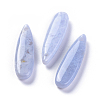 Natural Blue Lace Agate Pendants G-L547-045A-1