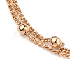 Brass Curb Chains Multi-strand Bracelets BJEW-JB05536-2