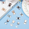 WADORN 30Pcs 3 Colors Alloy Trench Coat Buckle Clips FIND-WR0010-11-4
