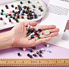 1200Pcs 12 Colors Opaque Acrylic European Beads MACR-TA0001-20-8