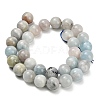 Natural Aquamarine Beads Strands G-F591-29A-12mm-02-3