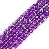 Transparent Glass Beads Strands LS-EGLA-N028-01A-A03-1