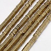 Electroplate Non-magnetic Synthetic Hematite Beads Strands G-J165-2mm-05-1