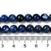 Round Natural Kyanite/Cyanite/Disthene Bead Strands G-I165-01-7mm-01-4