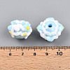 Opaque Acrylic Beads SACR-YW0002-01D-4