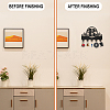 Wood & Iron Wall Mounted Hangers HJEW-WH0055-218-5