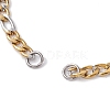 304 Stainless Steel Figaro Chain Bracelet Makings AJEW-JB01284-3