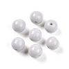 Opaque Solid Color Glass Beads LS-GLAA-N007-8mm-A08-1