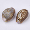 Natural Cowrie Shell Pendants SSHEL-N034-21-2