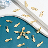 50Pcs Alloy Glue-on Flat Pad Bails FIND-PH0020-14-4