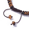 Adjustable Nylon Cord Braided Bead Bracelets BJEW-F369-B09-3
