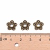 Tibetan Style Alloy Bead Caps K0P34071-4