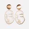 Brass Dangle Earrings EJEW-JE03330-2