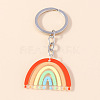 Acrylic Rainbow Pendant Keychain RABO-PW0001-078B-1