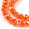 Electroplate Glass Beads Strands EGLA-A034-T6mm-B22-B-3
