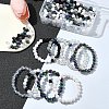 350Pcs 7 Colors Transparent & Opaque Acrylic Beads MACR-FS0001-82-8