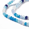 Electroplate Glass Beads Strands EGLA-S192-001A-B09-3