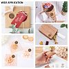 Self-Adhesive Kraft Paper Gift Tag Stickers DIY-G013-A20-6
