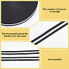50 Yards Polyester Stripe Ribbons OCOR-WH0045-04A-4