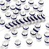 Brass Grade A Rhinestone Spacer Beads RB-A014-Z8mm-05S-1