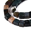 Natural Indian Agate Beads Strands G-T139-8x8-35C-3