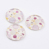 Tempered Glass Cabochons GGLA-33D-24-2