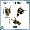 1Pc Brass Slide Charms KK-PH0014-67AB-2