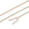 2-Ply Round Waxed Cotton Thread Cords YC-T004-01A-16-4