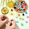 50Pcs Opaque Acrylic Beads OACR-CJ0002-65-5