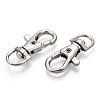 Alloy Swivel Lobster Claw Clasps PALLOY-T088-01P-2