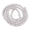 Electroplate Glass Beads Strands EGLA-A044-P1mm-B19-3