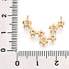 Brass Micro Pave Cubic Zirconia Pendants KK-N261-120H-G-3
