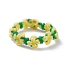 Peach Blossom Pattern Lucky Cord Finger Ring RJEW-JR00417-6