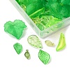 210Pcs 7 Styles Transparent Acrylic Pendants TACR-FP0001-07-3