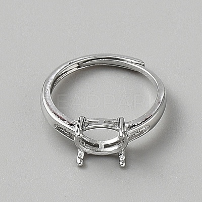 Brass Adjustable Ring Components FIND-WH0817-014P-B-1-1