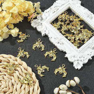 Tibetan Style Alloy Pendants TIBE-YW0001-02AG-1